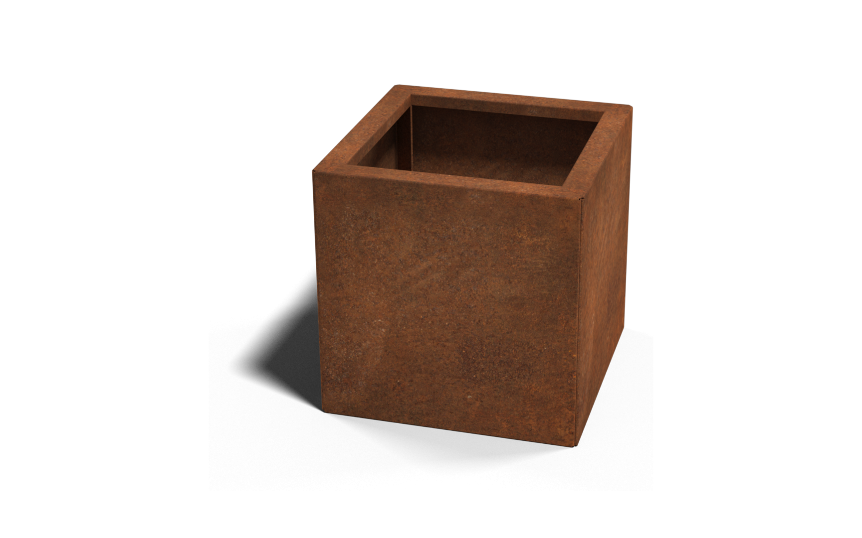 Carrez Cortenstaal Plantenbak Vierkant 40x40x80 met bodem | Adezz