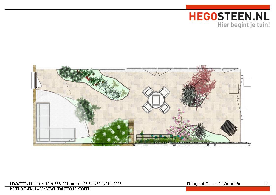 Tuin indeling gesprek