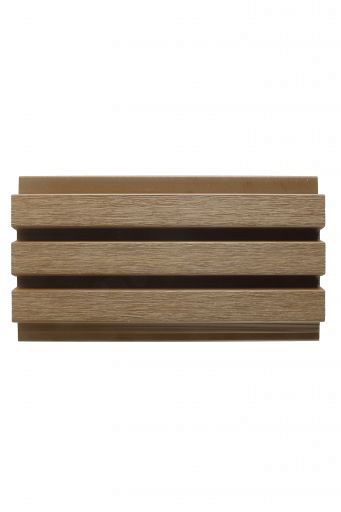WPC WEO35 Gardenwall Teak 33x170mm E Klasse (wb 140mm) FSC®100% FSC®-C003450