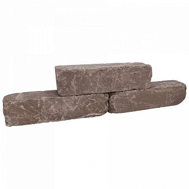 Linia Excellence Getrommeld 15x15x60 cm Taupe