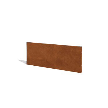 Cortenstaal schutting (horizontaal) 120 x 47,5 cm