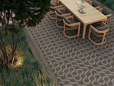 Modello Contour Ebony Grey 3600x196x32mm