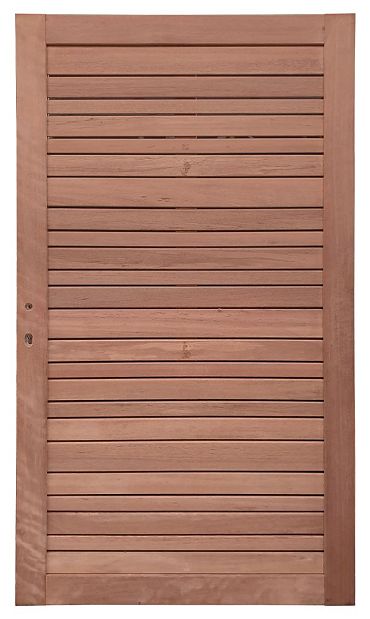 Keruing poort 27 Rhombus variabel 100x180 met slot incl. aanslaglat Premium FCQ FSC®100% FSC®-C003450