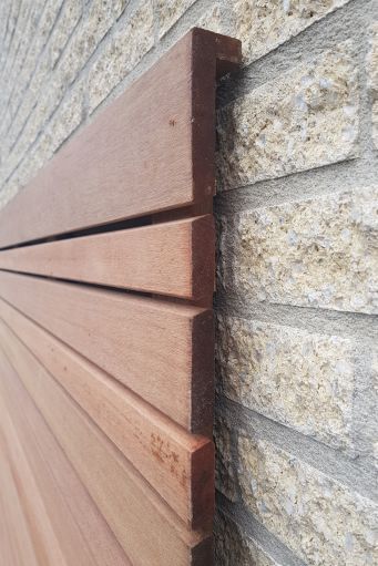 Keruing scherm 52 Rhombus variable 180x180cm Premium FCQ FSC®100% FSC®-C003450