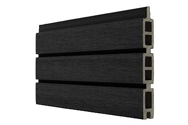 WPC fence board Modern Ebony Black 21x160mm (wb 150 mm) L-178cm