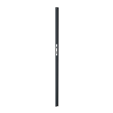 Aanslaglat met slotlijst L 183cm RAL7016 voor poort (2697-2698)