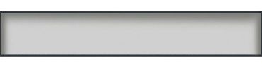 Boston 8mm Matglas gesatineerd 300x1770 mm incl. alu trims boven/onder (1218)