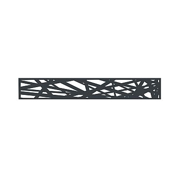 Boston Decopaneel Hera horizontaal 30x175 cm dikte 2 mm RAL7016 (1010)
