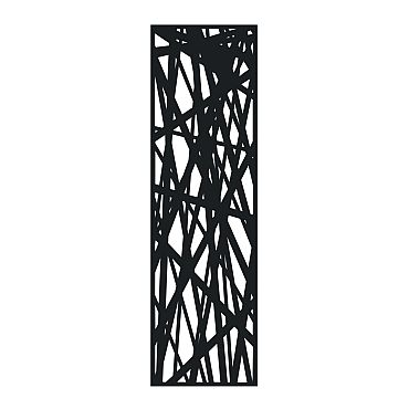 Boston Decopaneel Hera verticaal 58x182cm dikte 2 mm RAL9005