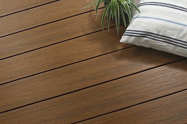 WPC 22,5x138mm Fiberdeck Premium massief Teak