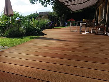 WPC 22,5x138mm Fiberdeck Premium RHK Teak