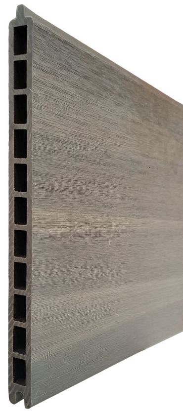 WPC Premium fence board Light Grey 21x310mm (wb300)L-178cm