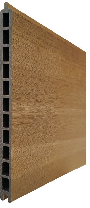 WPC Premium fence board Teak 21x310mm (wb 300mm) L-178cm