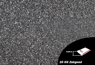 Zak 20 kg Brekerszand zwart 0-2 mm