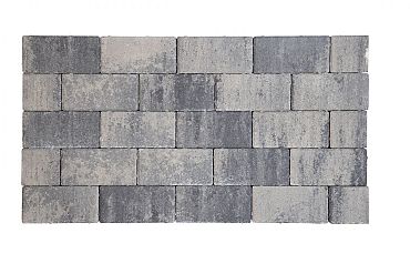 Design Brick 8 cm Nero/Grey Mini Facet komo