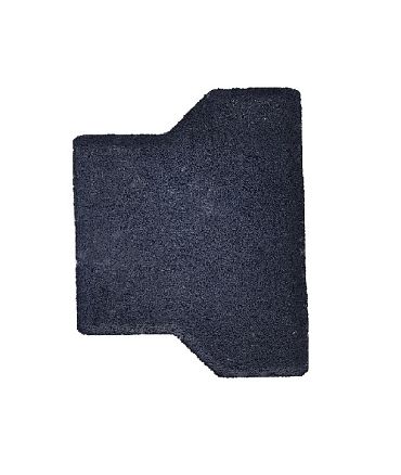 H-verbandsteen half 8 cm antraciet