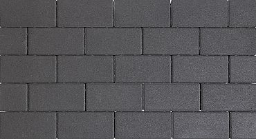 Design Brick 6 cm Black Mini Facet komo