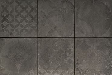 Cerasun Concrete Decor Graphite 60x60x4