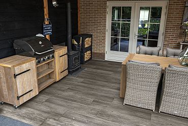 Keram. Woodlook Bricola Grey 30x120x2cm