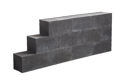 Linea Block Black 15x15x30cm