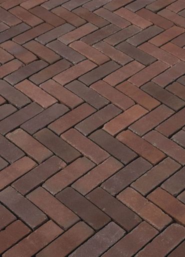 Gebakken DF60 terra novara antica rood-bruin genuanceerd