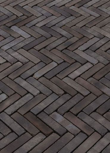 Gebakken WF60 terra ancona antica zwart-blauw-bruin