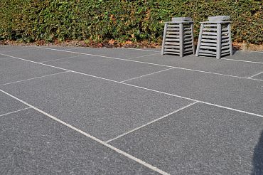 Paving Line Tibet Asian Black 2.0 20x40x5 cm Gevlamd