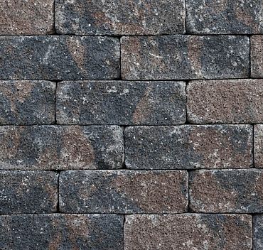 Splitrock trommel 32x13x11 cm bruin/zwart