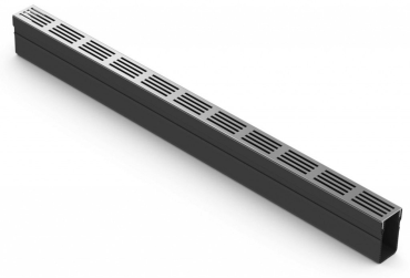 ACO Slim-Line met RVS rooster 100