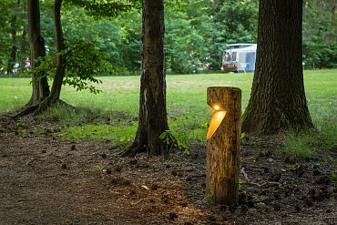 BOSCO - 180/200x650mm + 600mm ingraven - Kastanje - Amber - Kabel