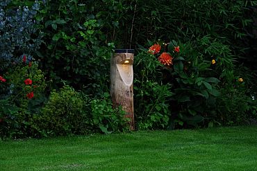 BOSCO Solar - 180/200x650mm + 600mm ingraven - Kastanje - 2.700K