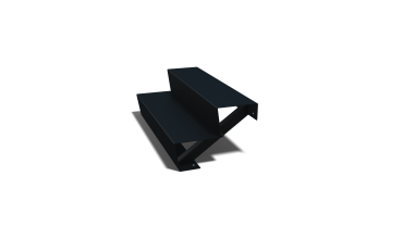 Zwarte trap 2-trede (breedte 100cm)