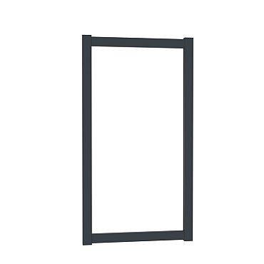 Boston alu vulbaar poortframe 98x183cm RAL7016 incl insteekslot