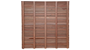 Keruing scherm 51 Rhombus 180x180cm Premium FCQ FSC®100% FSC®-C003450