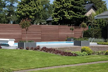 Keruing scherm 50 180x180cm Premium FCQ FSC®100% FSC®-C003450