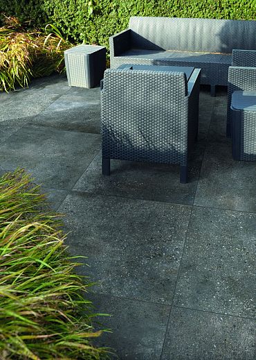 GeoCeramica® 80x80x4 Cementmix Meso Dark Grey