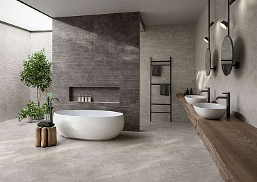 GeoCeramica® 100x100x4 Landstone Gravel