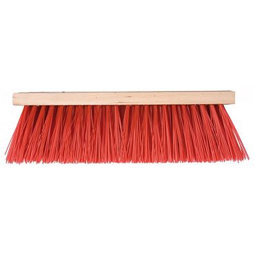 Bezem rood 35cm TT