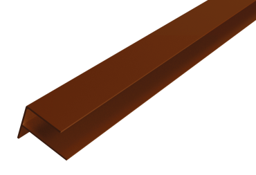 WEO35-60 Alu F-profiel Ipé L-300cm 65x80mm - RAL8028