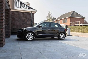 Durban Slate Black Berry Rectified 80x80 cm Colored Body