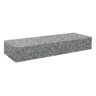 Traptrede Tibet Dark Grey 100x35x15 cm Gezaagd en gevlamd
