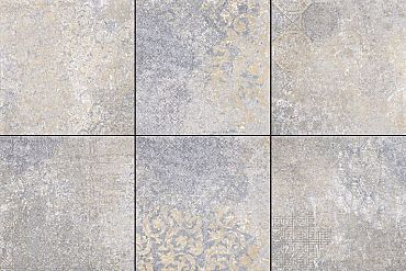 Cerasun Catania Decor Blue 60x60x4cm