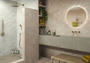 GeoCeramica® 75x75x4 Quartzstone Taupe Matt