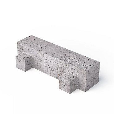 Oudhollands Schellevis Betonklinker 40x10x10 cm Met Nokken Grijs