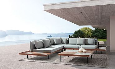 Loungeset Java Woodgrains/Dark Grey