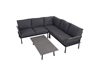 Loungeset Trino Smoked Grey/Dark Grey
