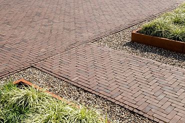 Gebakken DF60 terra vulcano antica rood-bruin-zwart
