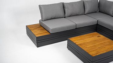 Loungeset Formentera Smoked Grey/Dark Grey