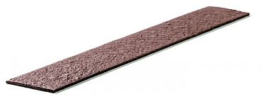 Ecolat Bruin recht 19cm x 10mm 2m