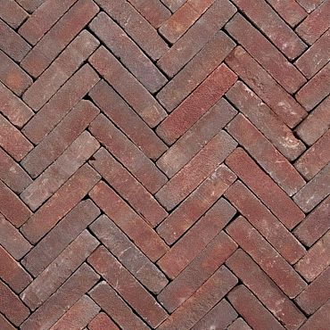 Gebakken UWF60 Ruston ongetrommeld paars rood bezand designa